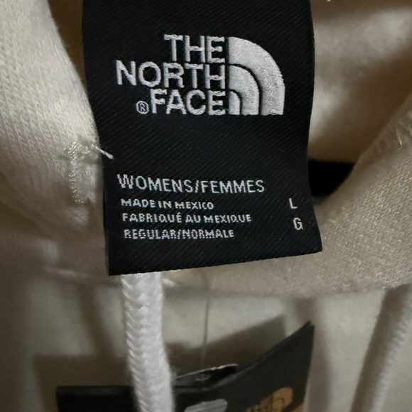 The North Face Women's Box (logo) NSE Pullover Hoodie - Gardenia White Large NWT - Picture 4 of 7